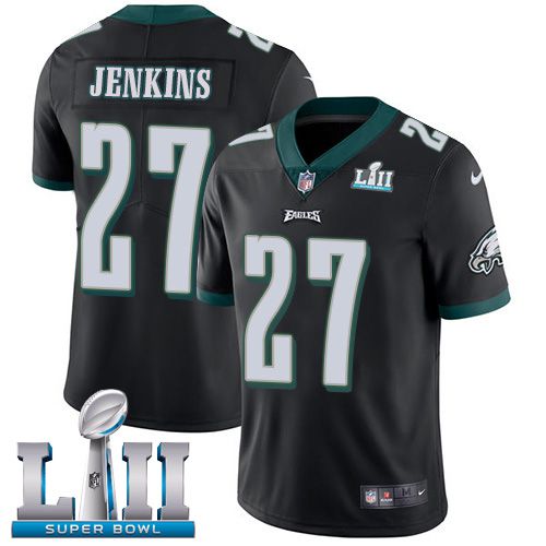 Men Philadelphia Eagles #27 Jenkins Black Limited 2018 Super Bowl NFL Jerseys